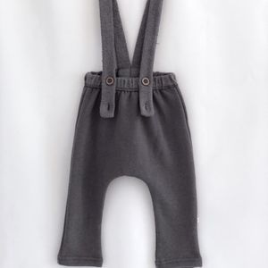 French Terry Suspender Knit Trousers